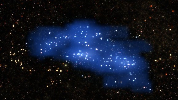 まだ形成段階にある巨大な超銀河団が発見される。若い宇宙で発見されたものとしては最大の構造（イタリア研究）