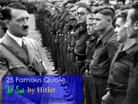 もしヒトラーが名言を言ったら？25の名言とヒトラー