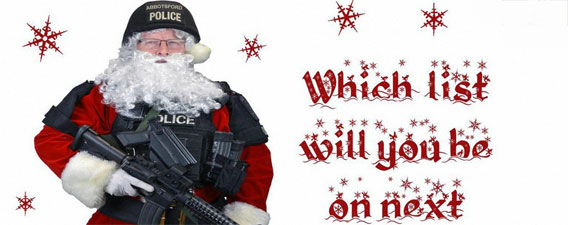 カナダ警察が犯罪者に宛てた「特別なクリスマスカード」