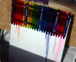 【猛暑】車内にクレヨンを1時間入れておくとどうなるか？こうなった