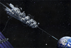 エレベーターに乗って宇宙へ、「宇宙エレベーター建設構想」2050年に実現予定（大林組）