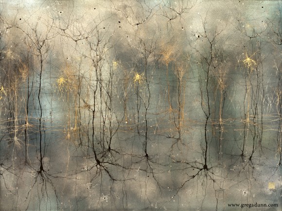 人間の脳は美しい・・・神経細胞を墨絵に見立てアートとして表現した神経学者