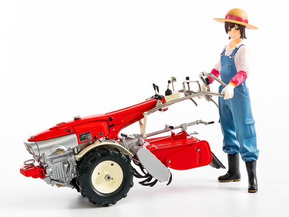 既にAmazon1位。美少女フィギュアと精巧な耕運機がセットになったプラモデル「みのり with ホンダ耕耘機」が予約受付中