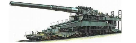 ドイツ軍最大の巨大列車砲「Schwerer Gustav・Dora（グスタブ/ドーラ）」