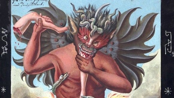 18世紀のオカルト本に出てくる悪魔や呪いに関する挿絵がシュールすぎて怖い。
