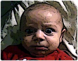 ママンの笑い声の中に潜む悪魔を敏感に感じ取ってしまった赤子・・・