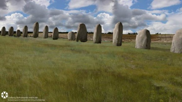 ストーンヘンジ近くで新石器時代最大の石柱群「スーパーヘンジ」が発見される（イギリス）