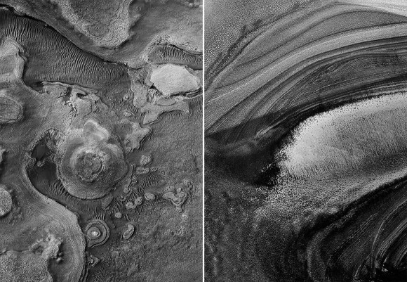モノクロだから良くわかる。火星の地表の驚くべき造形を撮影した写真