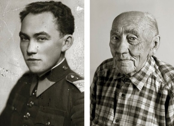 そして仙寿となる。チェコ在住の100歳以上になった老人たちの若かりし頃の姿を比較したビフォア・アフター画像	