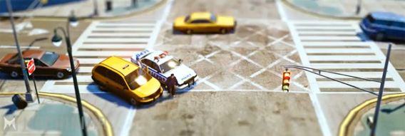 これなら怖くない？GTAの世界をティルトシフト処理でかわいらしく演出