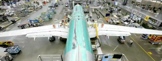 飛行機ができるまでを早回しで（米・サウスウエスト航空）