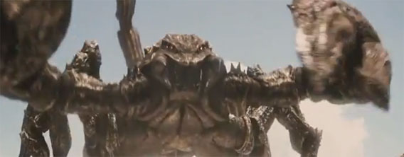 映画内、大怪獣たちのスーパーカット