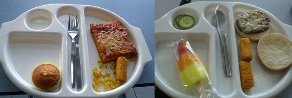 「せつなすぎる給食」で話題となったスコットランドの小学校の給食メニュー