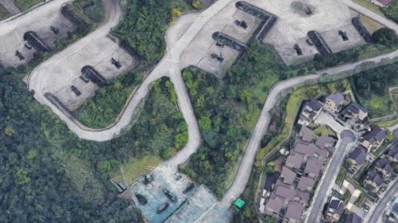 グーグルマップに全容を暴露されてしまった台湾の極秘の軍事基地