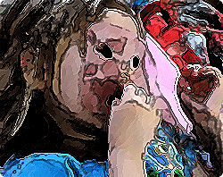 思わず絶句！ギョっとしてホッとする少女の顔におきた異変