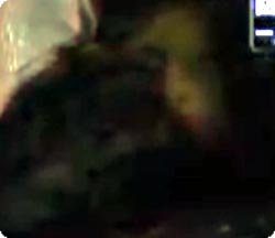 ニュース映像に流れる火災現場に映し出された人の顔