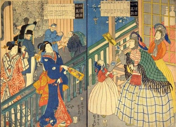 日本人がイメージで描いた西洋人（黒船来航以降、江戸末期から明治）