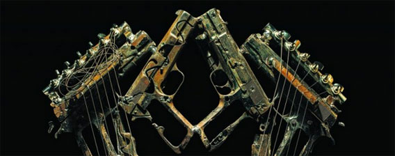 撃つから奏でるへ、古い銃器を楽器に変えるアートプロジェクト