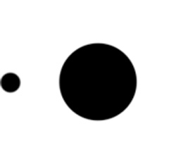 左目を閉じると？消える魔球、じゃなくて黒球