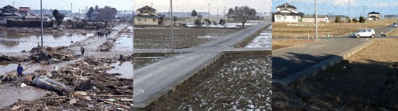 あれから2年、東日本大震災の被災地の復興の様子がわかる比較画像