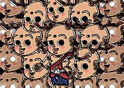 平城遷都1300年洗脳映像「せんとくん増殖エンドレス」