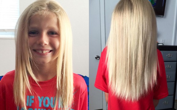 小児がんの子どもたちの為、自らの髪の毛を2年半伸ばし続け寄付した8歳の少年の愛と勇気（オーストラリア）