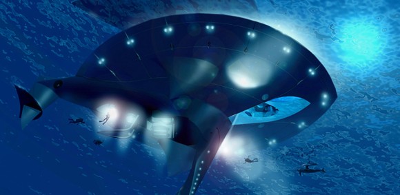 いよいよ深海の謎にタッチ！超かっこいい巨大海洋探査船プラットホーム「シー・オービター」がついに実現！ネット上で資金集めに成功。