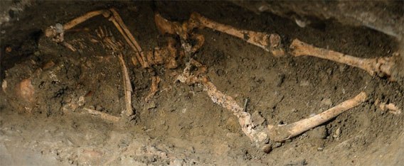 「モナリザ」の遺骨をついに発見!?修道院から女性の人骨が発掘される