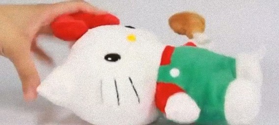 仕事を選ばないことで知られているキティさんの内臓に詰まったもの。