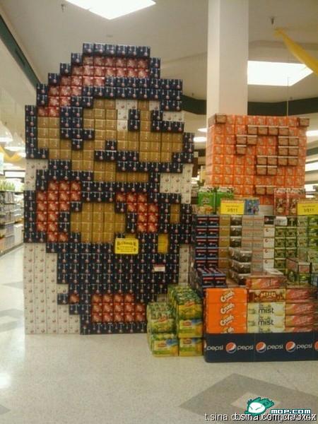 funny-super-mario-supermarket-product-display