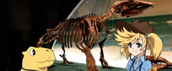 岐阜県瑞浪市の化石博物館の紹介ビデオがアニメ化されていたぞ