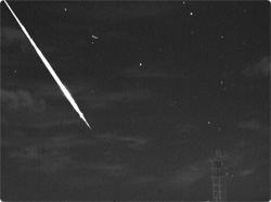 10月19日、香川、岡山など5箇所同時に観測された火球（流星）