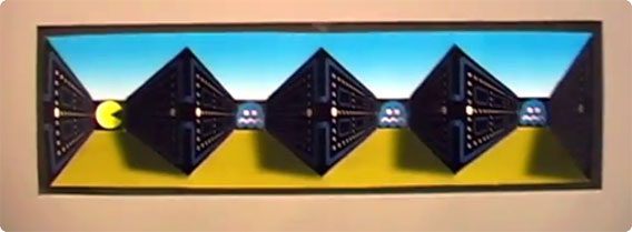 これは欲しい！！パックマンの錯視絵ポスター