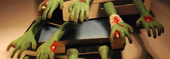 相当欲しい！ゾンビの手ブックマーク