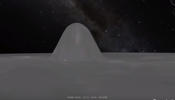 月にもっこり。巨大なピラミッド状の建造物がGoogle moonで発見される。