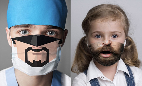 病院が怖いところにならないように。医療従事者と患者を笑顔にする面白マスク