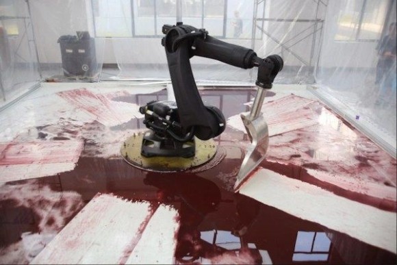 汚れ仕事はロボットに。未来に登場するであろう血しぶき清掃ロボット