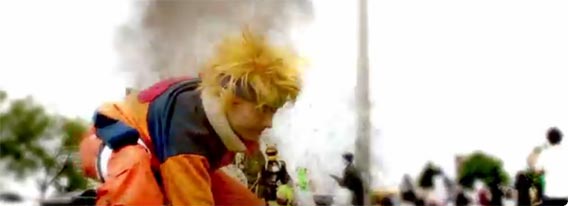 コスプレイヤーが演じるアニメキャラクターをCGを駆使して実写化「エピックアニメ」