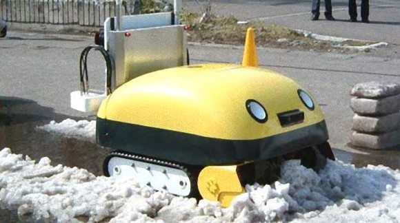 日本のロボット擬人化が止まらない！超高性能なのにかわいい顔をした自立運行型除雪ロボット「ゆき太郎」