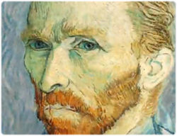 ゴッホが描いた自らの肖像画を時系列でモーフィング加工してみた