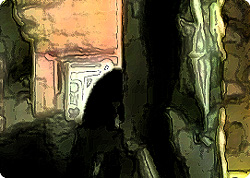 驚愕、バンガローの窓に立つ女性の霊が一瞬にして部屋の中へと侵入する心霊映像