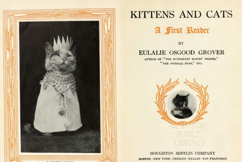 ネットで人気の猫ミームの流行。その先駆けは100年前のアメリカの教科書にあった？