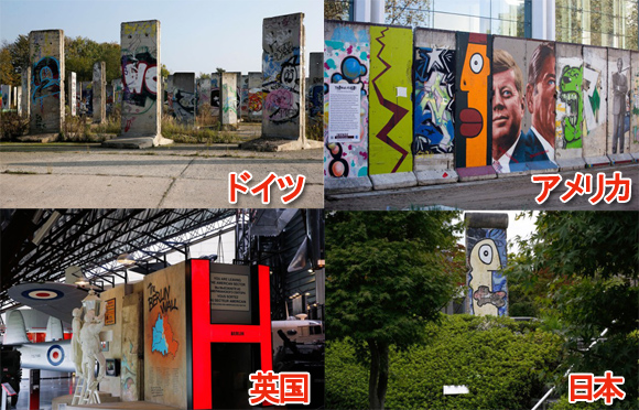 日本にもあるよ。世界各地に設置されたドイツ・ベルリンの壁の記念碑