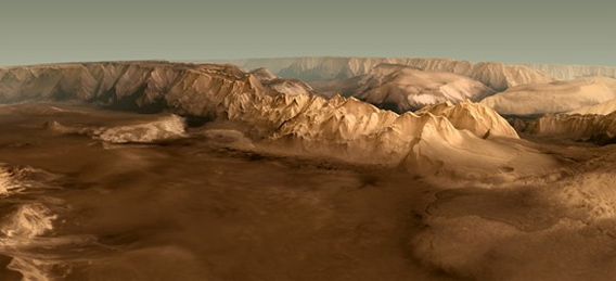 スターウォーズの惑星タトゥイーンのよう。火星探査機マーズ・エクスプレスが撮影した高解像度火星映像