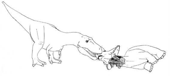 ティラノサウルスがトリケラトプスを食べる時のガイドライン