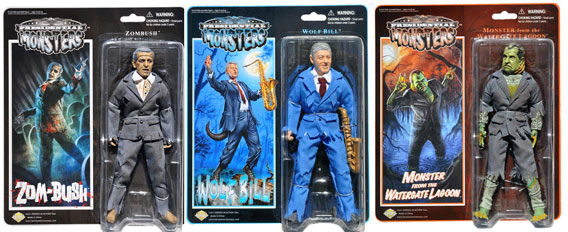 アメリカの歴代大統領がモンスターフィギュアとなってNOW ON SALE!!