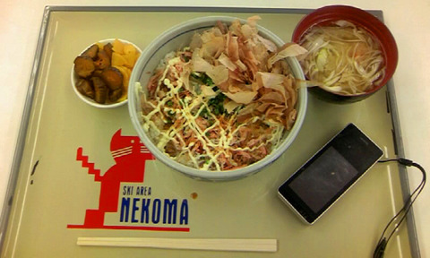 猫魔スキー場シーズンパスワンコインランチ「猫まんま」
