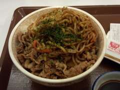 焼きそば牛丼