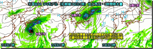 台風GFS171017