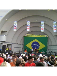 今日は代々木公園野音・ブラジルフェス!!